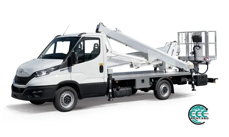 PLE Autocarrata 20 MT Stabilizzatori