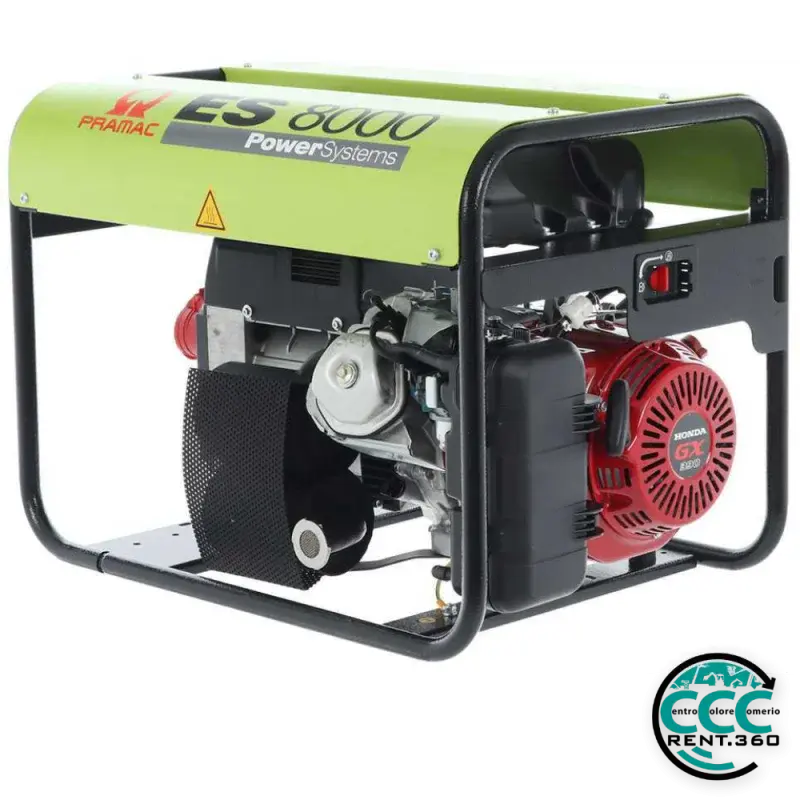Generatore trifase benzina 8 kW con AVR