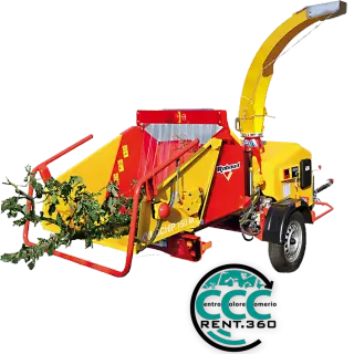 Bio-cippatore a traino 750 kg