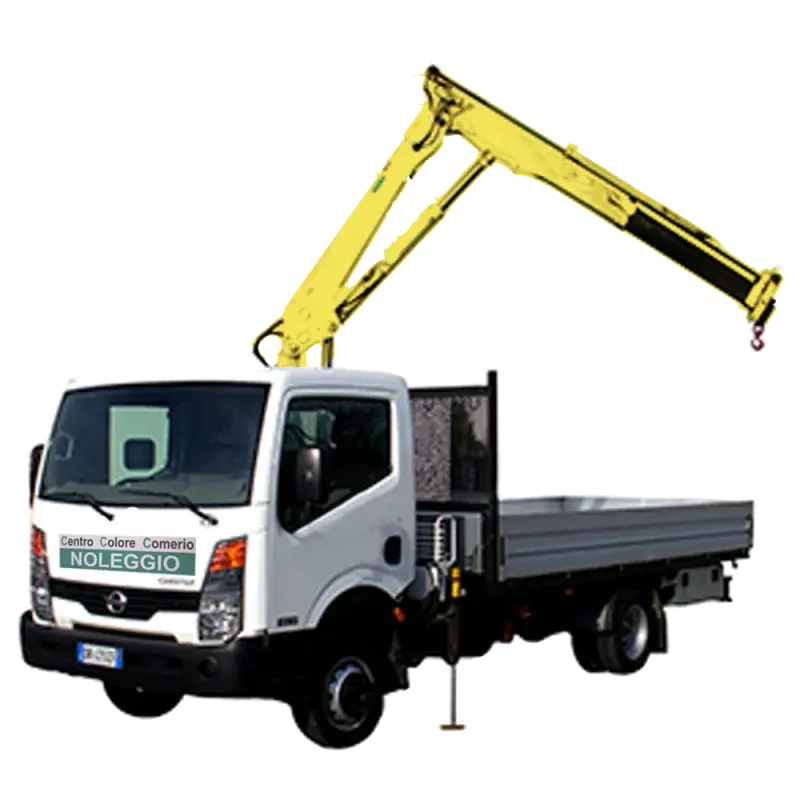Furgone cassonato con gru 35