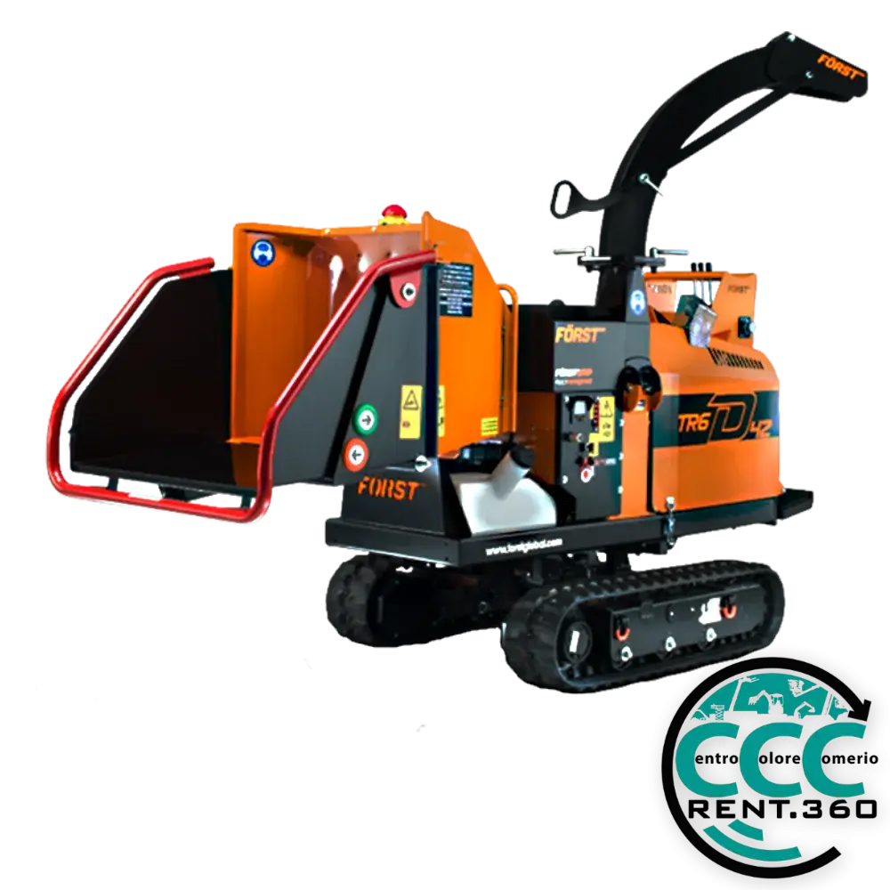Cippatore cingolato diesel